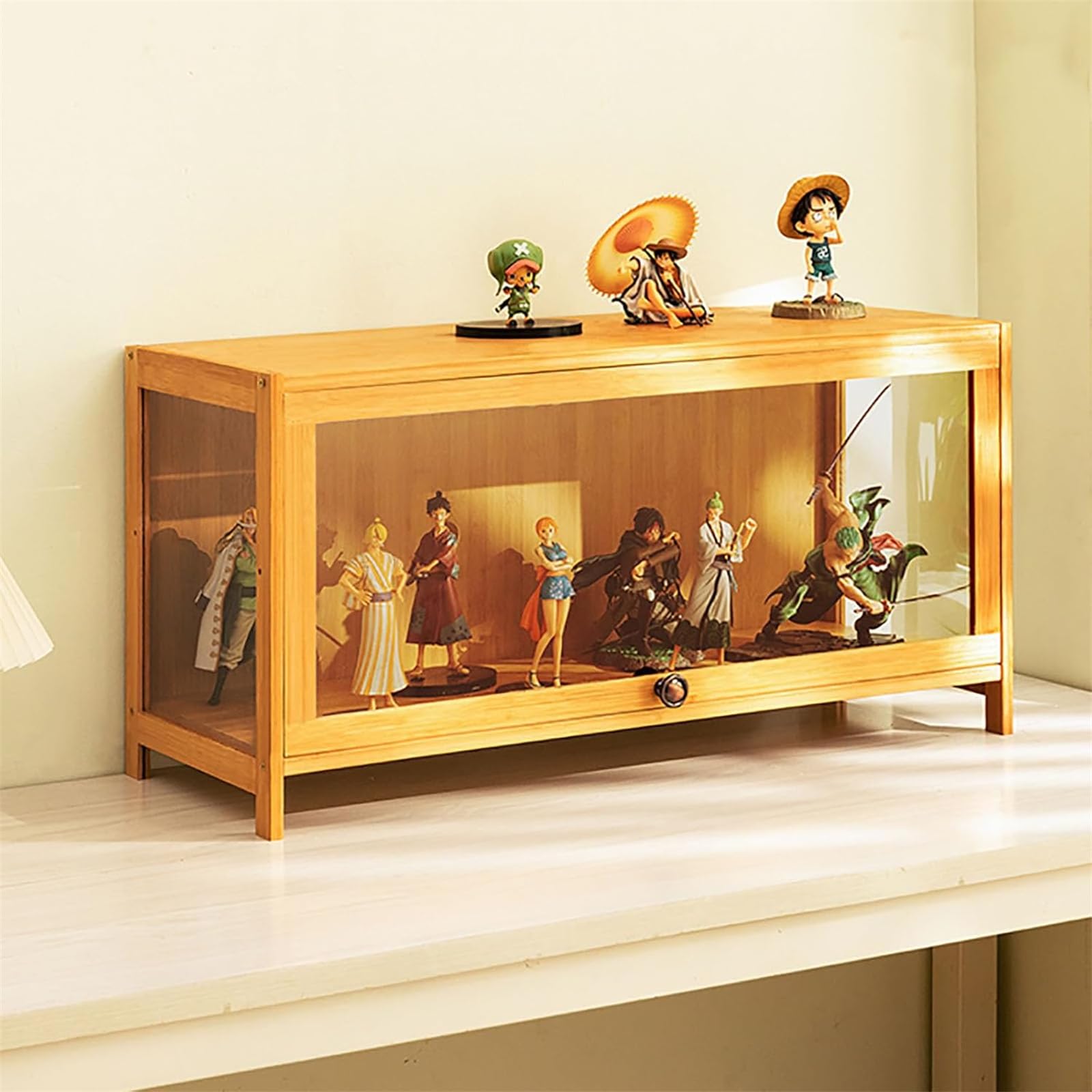 大きめ木製ガラスケース Amazon.co.jp: Pounjsd ガラスケース フィギュアケース 木製 大型